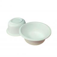 Тарілка одноразова глибока, з кукурудзяного крохмалю, 300мл